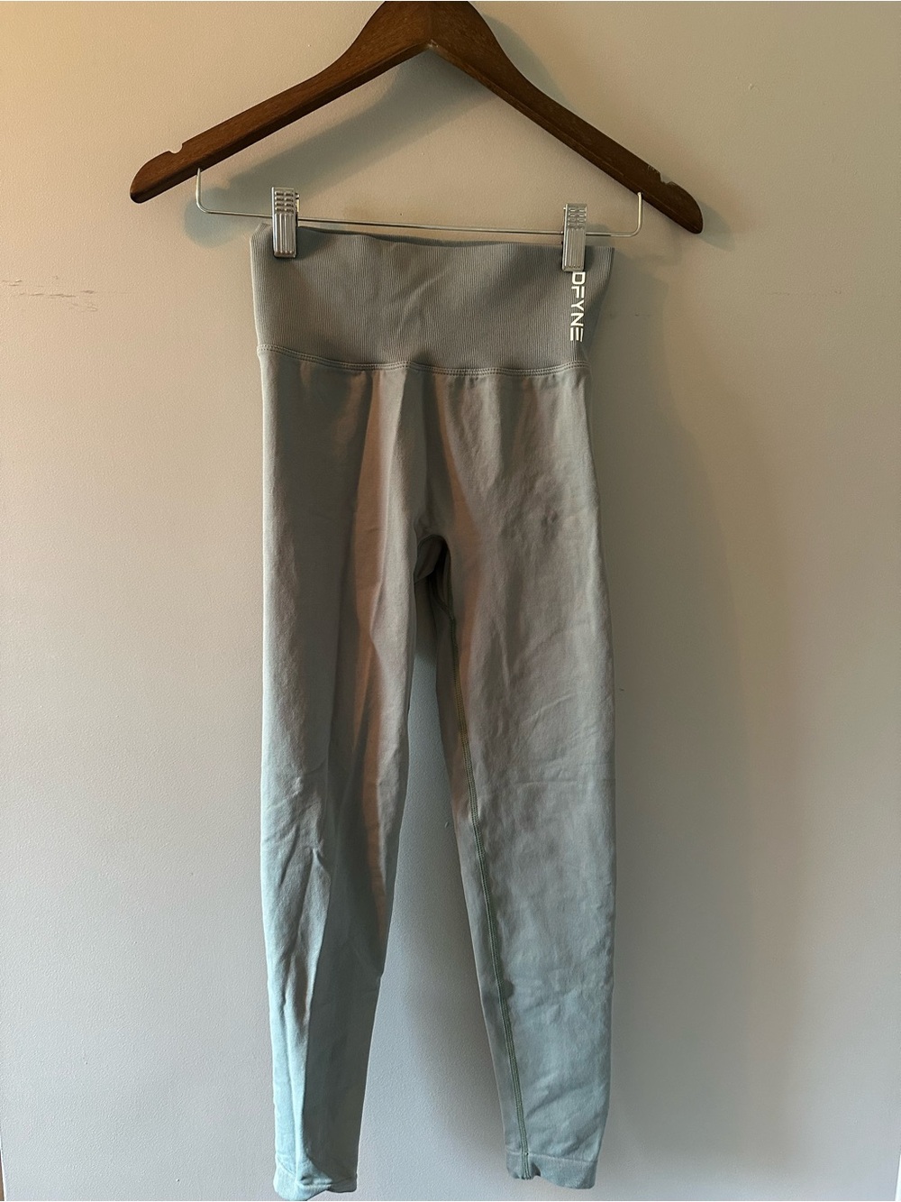DFYNE Dynamic Leggings - Aqua/Grey